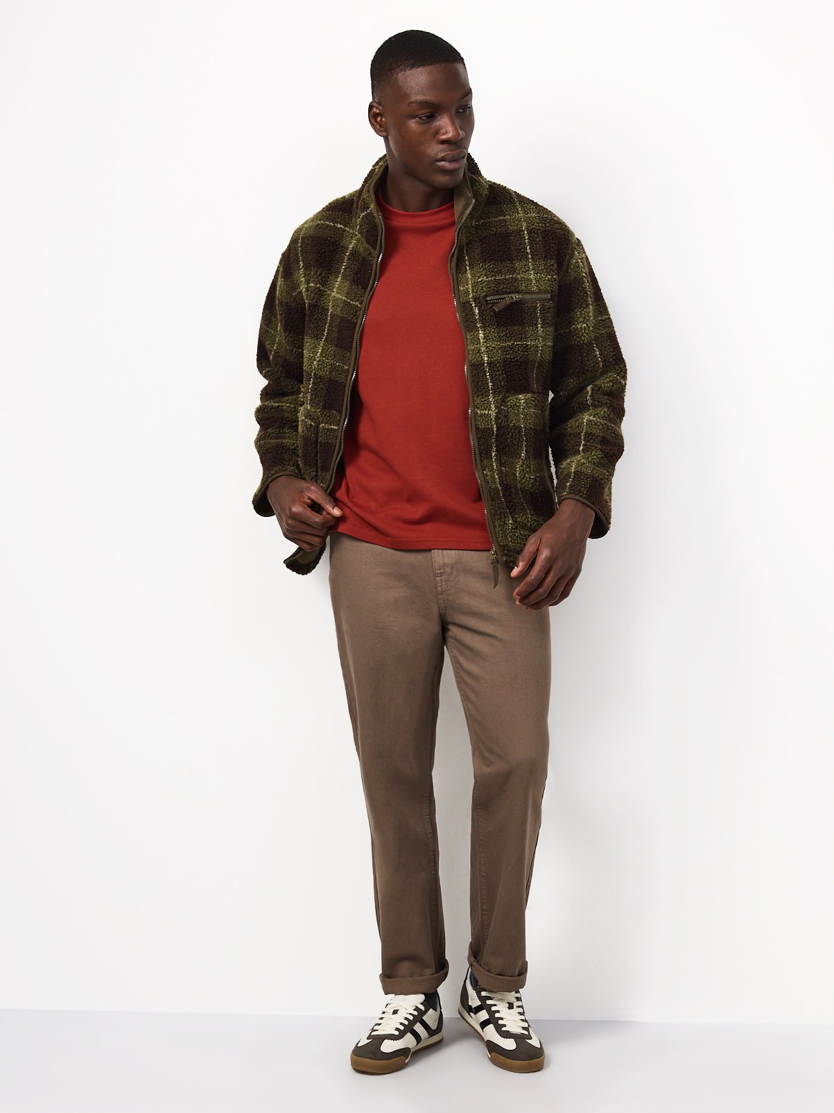 Brown Straight Leg Jeans 42L - Image 2 thumbnail